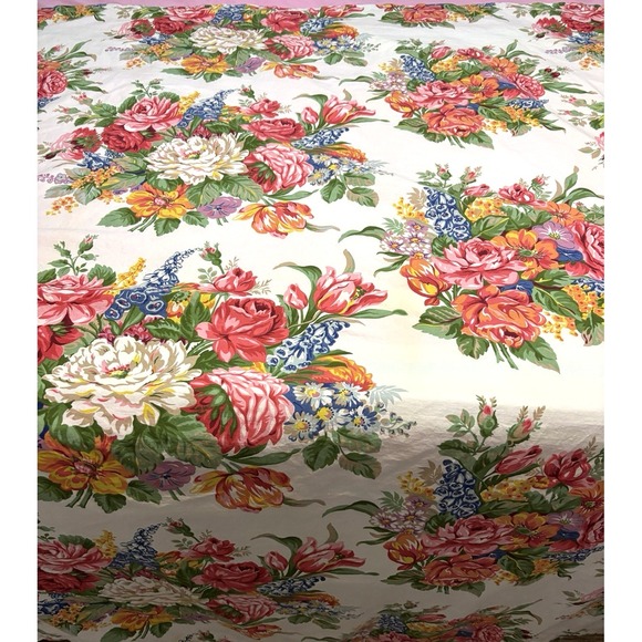 Ralph Lauren Other - Vtg Ralph Lauren Southampton Shower Curtain Beach House Cotton Floral 66" x 70"